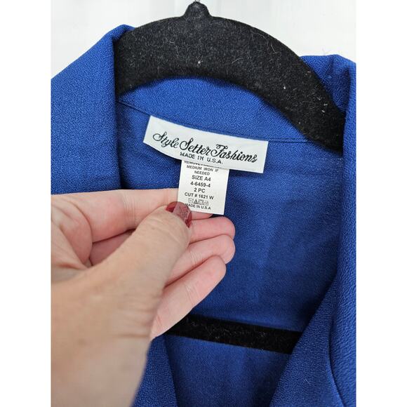 Style Setter Fashions Women's Long Sleeve Collar Button Front Jacket Size A4 - Picture 3 of 4
